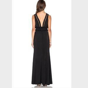 Jarlo Chloe Gown Black NEW Size Small